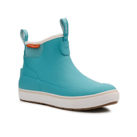 grundens womens ankle boot gulf blue