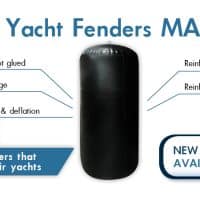 OCEAN Infl. Fender MAGNUS, Black, 25-19/32 x 62-63/64''(65x160cm)