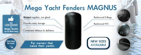 OCEAN Infl. Fender MAGNUS, Black, 16-17/32 x 51-31/32''(42x132cm) - Image 6