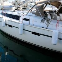 boat hanging object white