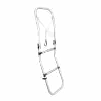 Foldable Ladder for Inflatable Boats, 3 steps, Aluminium, L 43'' (1090 mm) x W 11'' (265 mm)