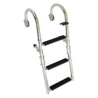 Foldable Ladder for Gunwale, 2+3 Steps, Inox 316, 180°, L43 5/8 '' x W9 7/8 '' (L1109mm x W250mm)