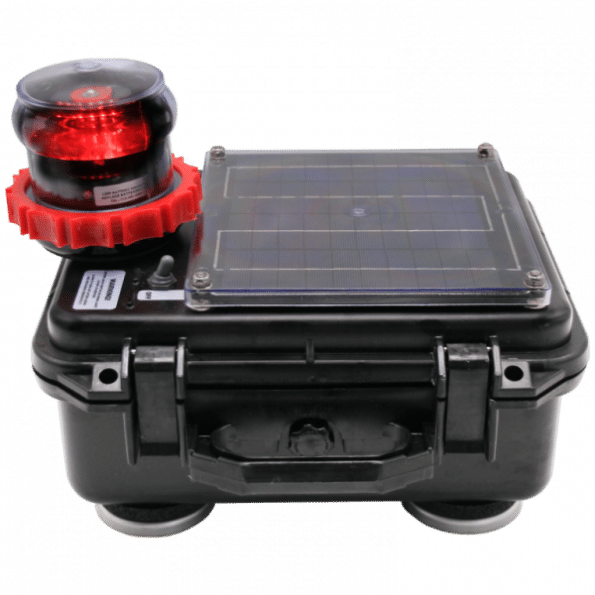 McDermott LED Solar Powered Barge Navigation Lights in Waterproof Case - Image 2