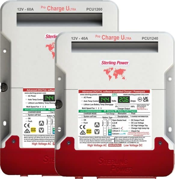 Sterling Power ProCharge Ultra Plus 3-Bank Battery Chargers