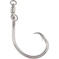 Mustad Demon Perfect Circle Swivel Eye Hook 3X Strong-2 Pack
