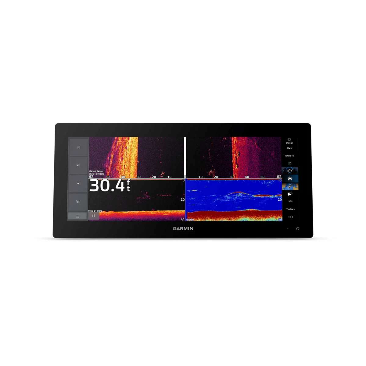 Garmin GPSMAP 1543xsv Ultra-Wide 15" Chartplotter with SideVü, ClearVü and Traditional CHIRP Sonar with Mapping - Image 3