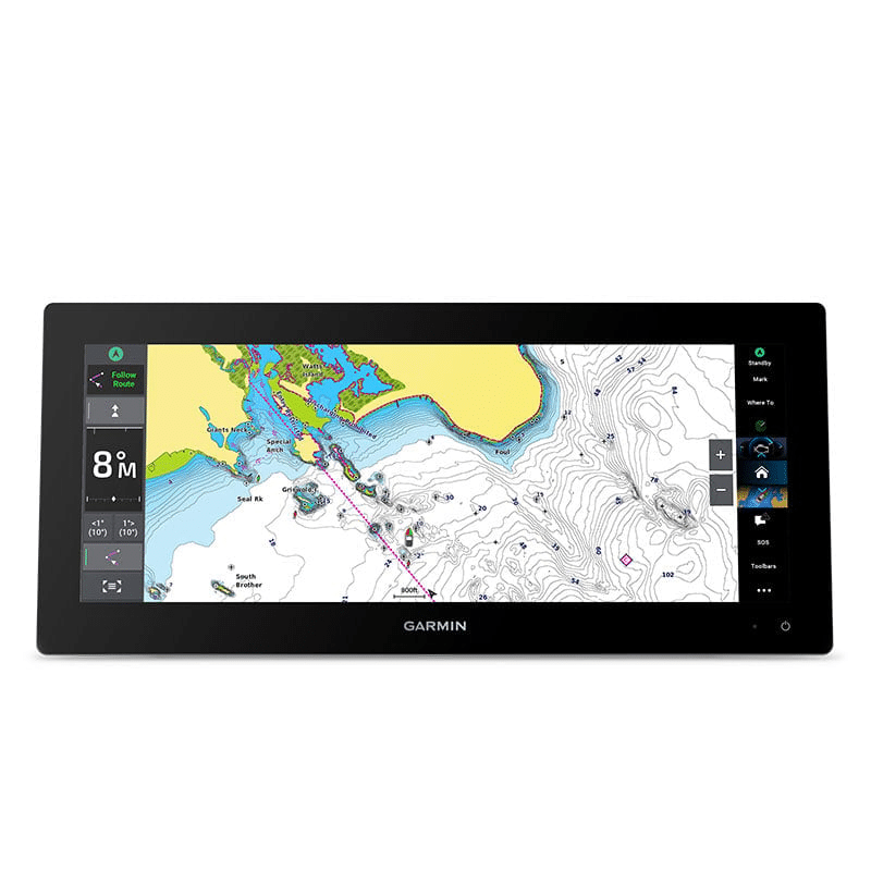 Garmin GPSMAP 1543xsv Ultra-Wide 15" Chartplotter with SideVü, ClearVü and Traditional CHIRP Sonar with Mapping - Image 6