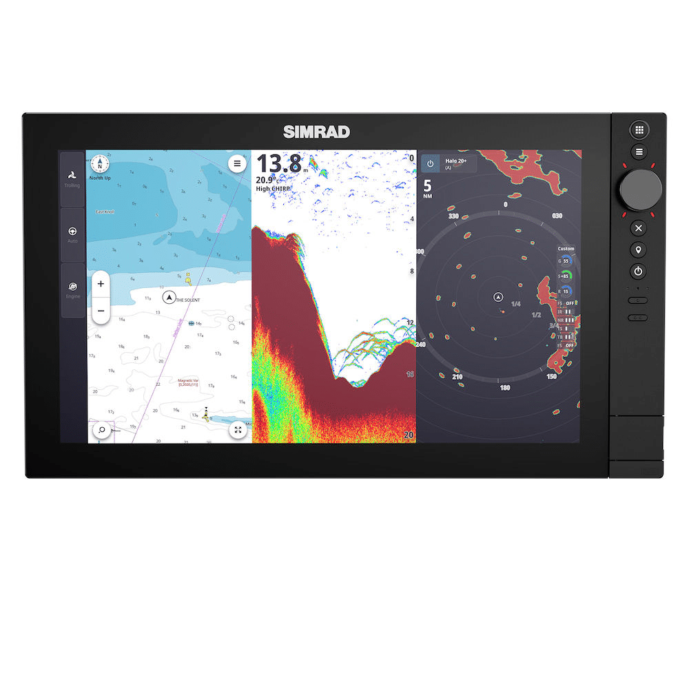 Simrad NSS4 16" Chartplotter and Fishfinder with Hybrid Controls C-MAP - Image 2