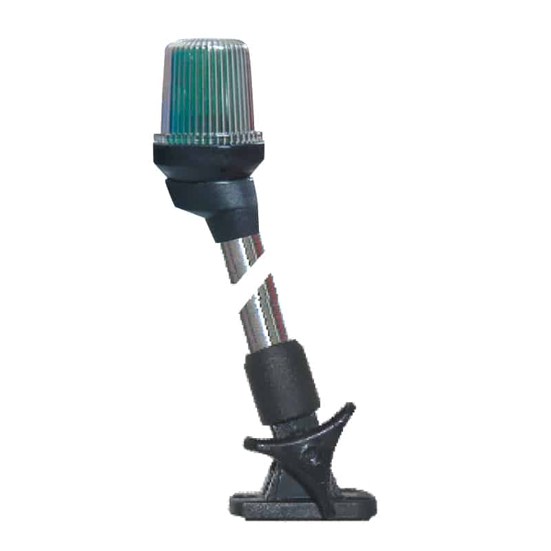 Pole Light, Tri-colour, Folding 2-33/64''(64cm), with black housing