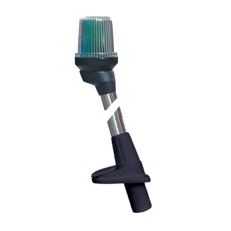 Pole Light, Tri-colour, Plug in 2-1/8''(54cm), with black housing