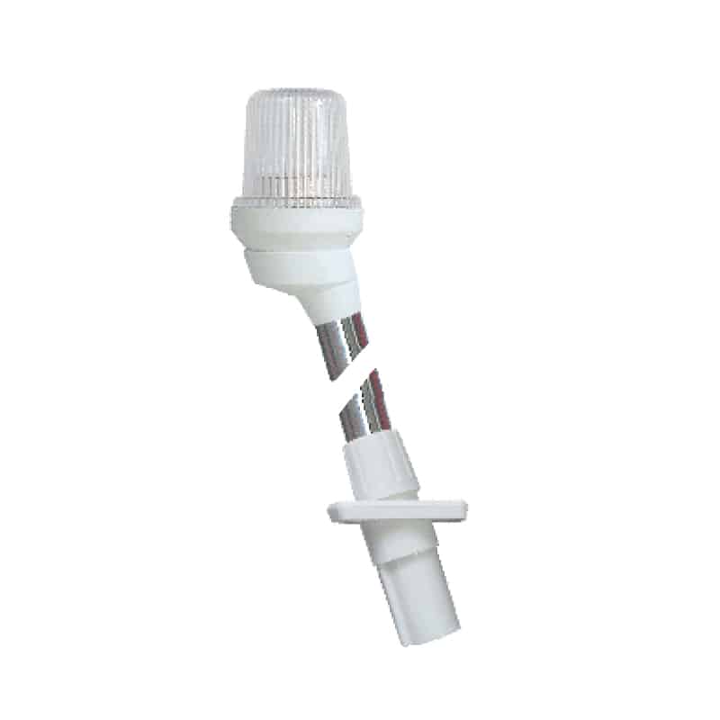 Pole Light, Telescopic 2-1/8''(54cm), with white housing