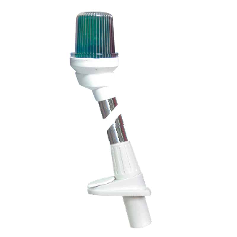 Pole Light, Tri-colour, Plug in 2-1/8''(54cm), with white housing