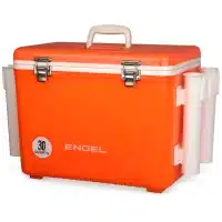 Engel 30 Quart Drybox/Cooler with Rod Holders