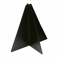 Motoring Cone, 13-50/64 x 13-25/64'' (350x340mm), Black