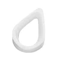 Thimble for Ø5/16'' (Ø8 mm) Rope, Nylon PA, White