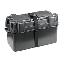 Battery Box Up to 120Ah, Ext. Dim. 19'' x 9'' x 10'' (470 x 225 x 255 mm)