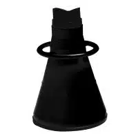 Aquascope Jointed, Black, Ø13-12/64'' (335 mm), H. 20-5/64'' (510 mm)
