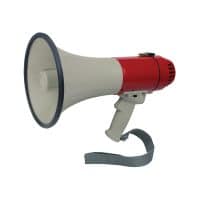 LALIZAS Megaphone w/ Siren, 20W, 1312ft (400m)