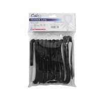 CABO Fender Line, Double Braided, w/ loop, Diameter 3/8 '' (10mm), L 6.6ft (2m), Polyester, Black