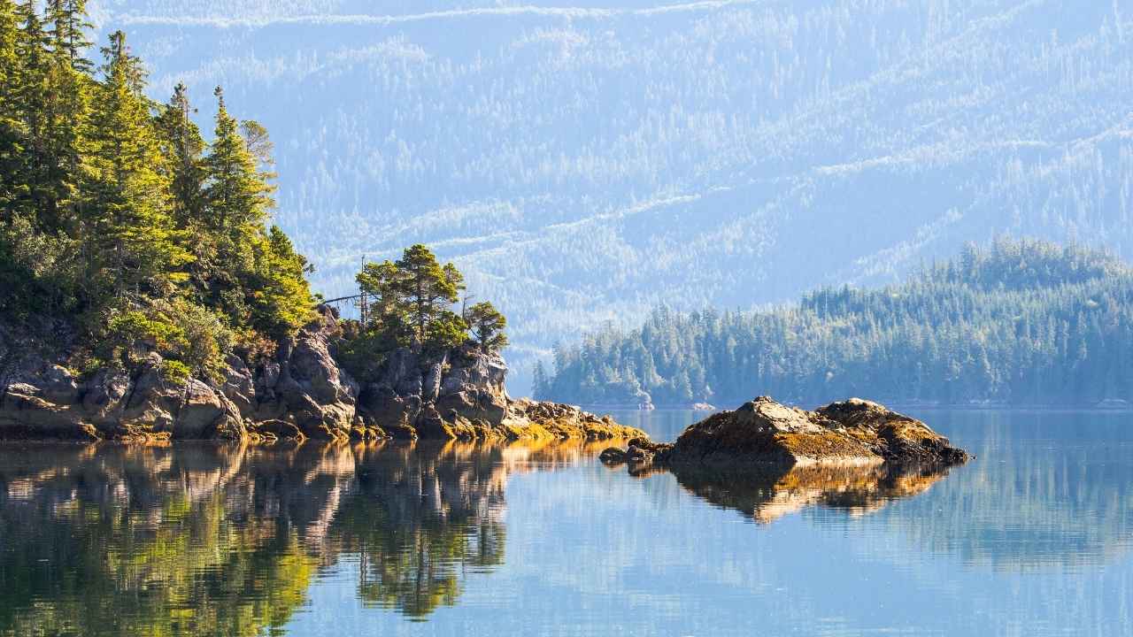 Vancouver Island Coastline View