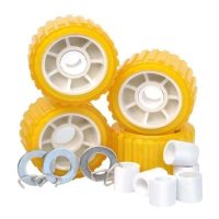 Tie Down Wobble Roller Kit 5" Yellow